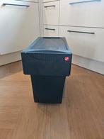 Hailo Inbouwprullenbak 30L - 2 Compartimenten, Huis en Inrichting, Keuken | Keukenelementen, Ophalen, Minder dan 50 cm, Gebruikt