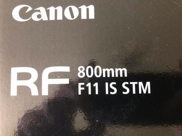 Canon RF 800mm f/11 IS STM beschikbaar voor biedingen