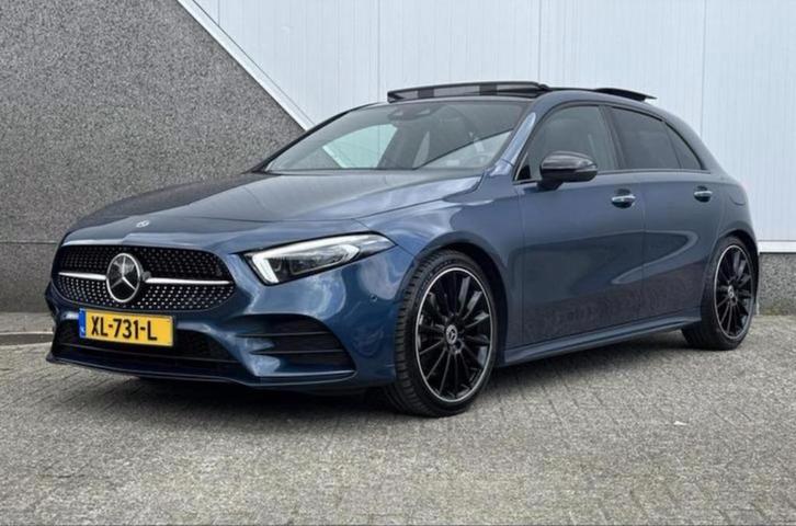 Mercedes-Benz A-Klasse A 220 190pk 7G-DCT 2019 Blauw, Auto's, Mercedes-Benz, Particulier, A-Klasse, Benzine, Hatchback, Automaat