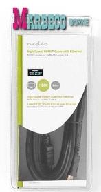 High Speed ​​HDMI Kabel met Ethernet, 4K,3D 10.2 Gbps, 3,0M, Nedis, Nieuw, 2 tot 5 meter, Info@marbeco.nl