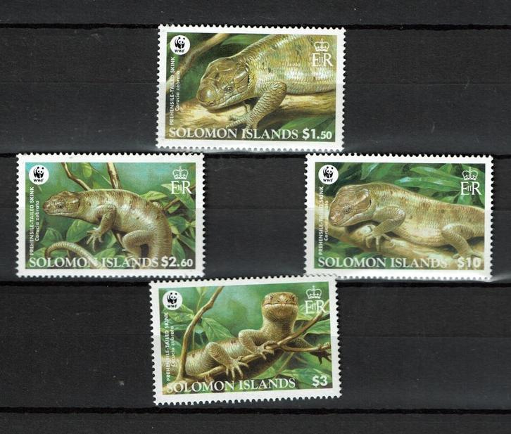 solomon is 2005 pf wwf serie  hagedissen reptielen lizards, Postzegels en Munten, Postzegels | Thematische zegels, Postfris, Dier of Natuur