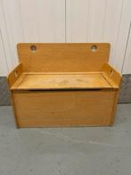 Vintage klepbankje speelgoedbankje opbergbank kubus Van Dijk, Ophalen, Gebruikt, Overige typen