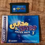 Crash & Spyro Superpack Vol. 1 - Game Boy Advance, Avontuur en Actie, Gebruikt, 1 speler, Ophalen of Verzenden