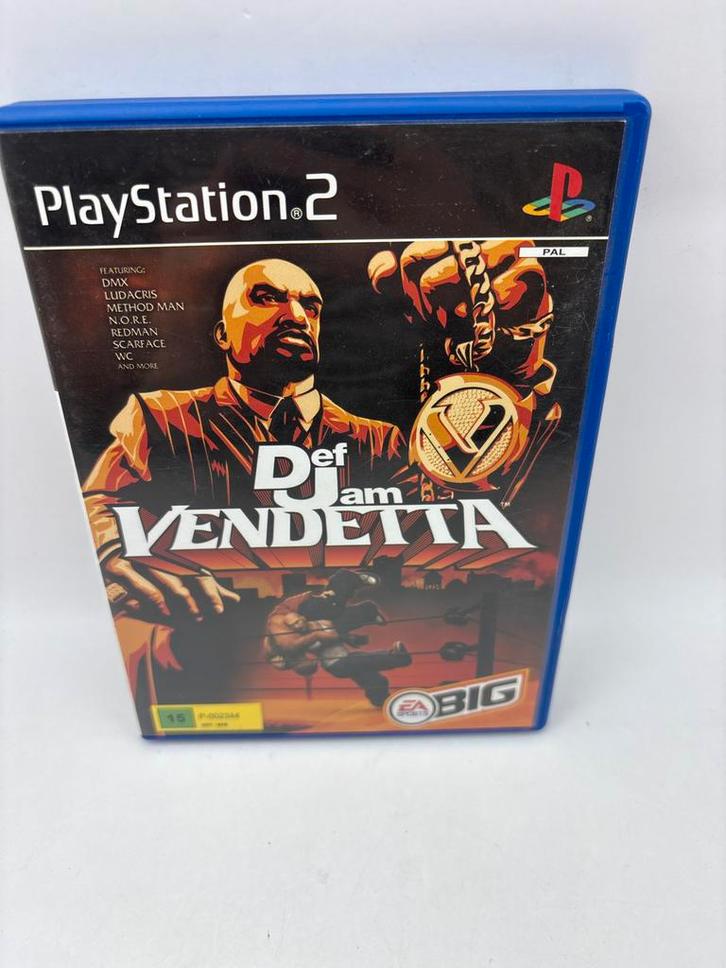 Def Jam Vendetta - PS2, Spelcomputers en Games, Games | Sony PlayStation 2, Zo goed als nieuw, Vechten, 2 spelers, Vanaf 16 jaar
