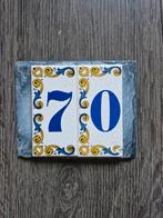 Huisnummer 70 - Tegelplaat, Ophalen of Verzenden, Gebruikt