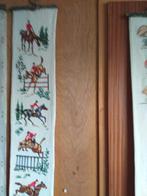 borduren schellenkoord kruissteek paarden gevoerd 2 ornament, Ophalen of Verzenden, Zo goed als nieuw, Handborduren, Patroon