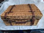Picknick mand riet 4 delig  53x40x23, Hobby en Vrije tijd, Picknickmanden, Ophalen of Verzenden, Nieuw