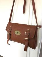 Schouder tas bruin leder look, Sieraden, Tassen en Uiterlijk, Tassen | Damestassen, Ophalen of Verzenden, Zo goed als nieuw, Bruin