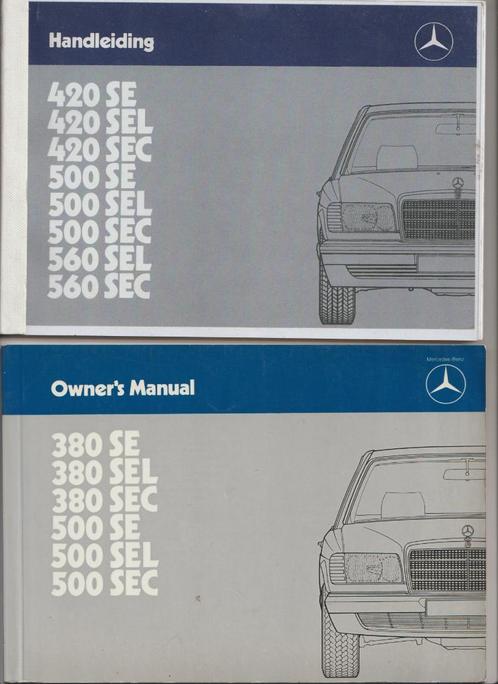Mercedes Benz 420-560 SEC-HANDLEIDING, Auto diversen, Handleidingen en Instructieboekjes, Ophalen of Verzenden
