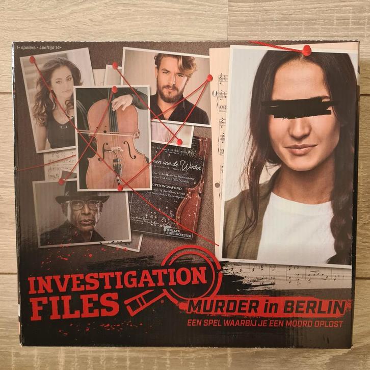 Investigation Files: Murder in Berlin, Hobby en Vrije tijd, Gezelschapsspellen | Bordspellen, Gebruikt, Een of twee spelers, Drie of vier spelers