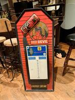 Vintage Red Devil Reclamebord scorebord, Ophalen, Gebruikt, Reclamebord