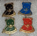 Barend de Beer Speldjes - Set van 4, Ophalen of Verzenden, Gebruikt, Overige onderwerpen, Speldje of Pin