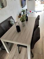 Tafel 180 bij 90, Huis en Inrichting, Tafels | Eettafels, Ophalen, Gebruikt, 50 tot 100 cm, Vijf personen of meer