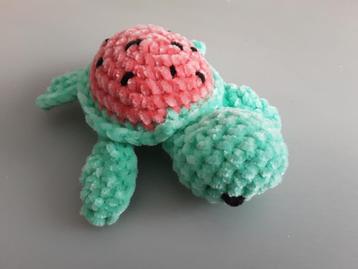 Pluche knuffel schildpad - handmade beschikbaar voor biedingen