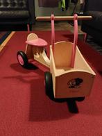 Houten kinderbakfiets, Ophalen of Verzenden, Zo goed als nieuw, Rij- of Hobbelspeelgoed