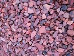 Schoon Rood split, Tuin en Terras, Grind, Keien en Split, Ophalen, Zo goed als nieuw, Split, Basalt
