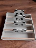 🎄 4 x Wandplank met panda beer boeken plank pandabeer, Kinderen en Baby's, Kinderkamer | Inrichting en Decoratie, Ophalen of Verzenden