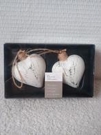 Glazen kerst harten, Verzenden, Nieuw