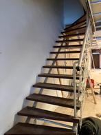 Staale Trap met 16x hardhout tredes 302 cm Hoog, Doe-het-zelf en Verbouw, Ophalen of Verzenden, Zo goed als nieuw, Minder dan 2 meter