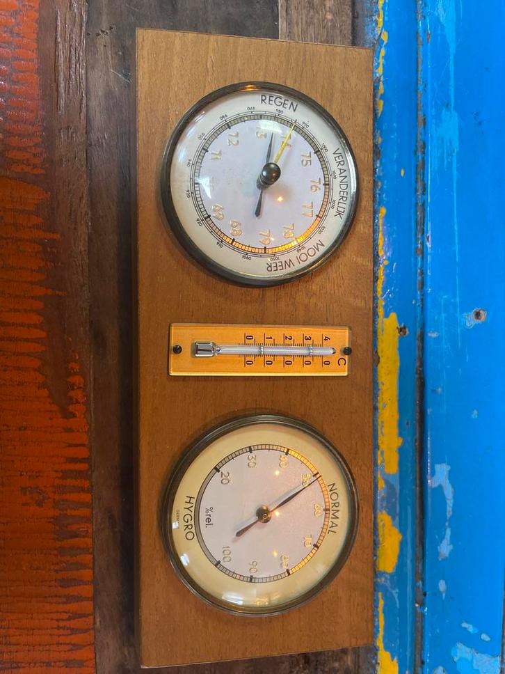 Vintage Hygro Germany Weerstation, Antiek en Kunst, Antiek | Woonaccessoires, Ophalen of Verzenden