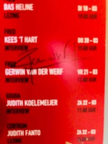 Gesigneerd door Gerwin v.d. Werf, boekenlegger BKW 2025  beschikbaar voor biedingen