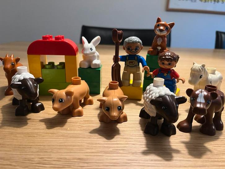 Lego Duplo dieren, nog net voor Sinterklaas of Kerst, Kinderen en Baby's, Speelgoed | Duplo en Lego, Zo goed als nieuw, Duplo