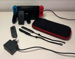 Nintendo Switch + 3 Joy-Cons + Accessoires, Gebruikt, 1 speler, Racen en Vliegen, Ophalen of Verzenden