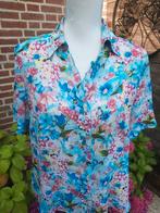 Rabe Kleurrijke Blouse - Maat 42, Verzenden, Zo goed als nieuw, Maat 42/44 (L), Blauw