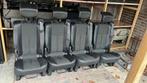 4 zwart half leren stoelen 3p gordel isofix zelfbouwcamper, Ophalen, Gebruikt