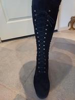 Rijglaarzen suède maat 39 zwart, Kleding | Dames, Ophalen of Verzenden, Zo goed als nieuw