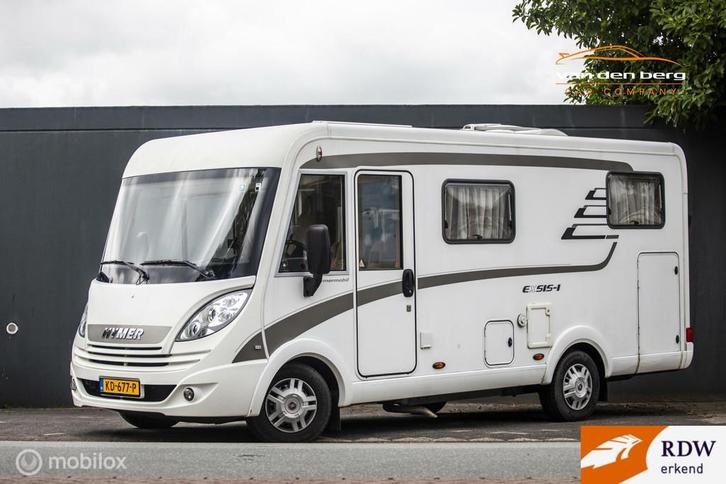 Hymer EXSIS i 504 Automaat Hefbed Camera Bearlock, Caravans en Kamperen, Campers, Bedrijf, tot en met 4, Hymer, Diesel, Automaat