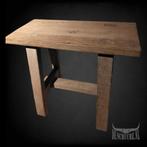 Stoer houten krukje/bankje, Huis en Inrichting, Krukjes, Ophalen, Nieuw, Hout