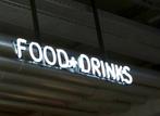 Neon verlichting food+drinks tbv bar, restaurant, cafetaria, Ophalen