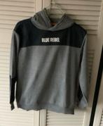 (J) Blue Rebel Hoodie Grijs maat 158/164, Ophalen, Zo goed als nieuw, Jongen, Blue Rebel
