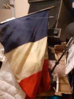 Zeer oude brocante Franse vlag, Antiek en Kunst, Ophalen of Verzenden