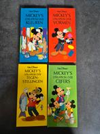 Mickey Mouse - Hardcover serie uitklapboek 4x, Verzamelen, Stripfiguren, Betty Boop, Ophalen of Verzenden, Zo goed als nieuw