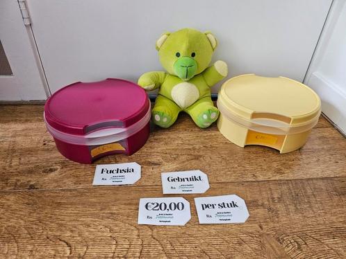 WEEKEND ACTIE! Tupperware vensterdoos koektrommels €20,00 ps, Huis en Inrichting, Keuken | Tupperware, Gebruikt, Bus of Trommel