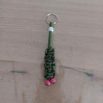 Handgemaakte Sleutelhanger Paracord Groen/Roze, Ophalen of Verzenden, Nieuw