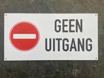 GEEN UITGANG bordje 40x20cm, Auto diversen, Ophalen of Verzenden