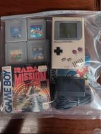 Nintendo Game Boy Classic met Games & Adapter, Spelcomputers en Games, Spelcomputers | Nintendo Game Boy, Ophalen of Verzenden