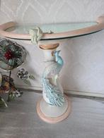 Decoratieve vintage Wandtafel met Pauw, Ophalen, Gebruikt