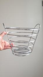 Metalen fruitmand, Ophalen, Zwart