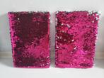 A5 notitieboekjes met lijntjes en paarse glitter afwerking, Ophalen of Verzenden, Nieuw, A5