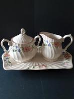 Spring fields melk&suikerpotje + onderschaal, Ophalen of Verzenden