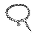 Armband Gepolist RVS Schakelarmband & Spike Hanger Hanger, Sieraden, Tassen en Uiterlijk, Armbanden, Staal, Birgitta-Gracht 33, 6465 EL Kerkrade, Nederland