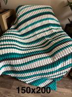 Gehaakte deken, Huis en Inrichting, Woonaccessoires | Plaids en Woondekens, Ophalen of Verzenden, Zo goed als nieuw