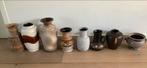 Verzameling West Germany vazen (8 stuks), Huis en Inrichting, Woonaccessoires | Vazen, Overige kleuren, Aardewerk of Porselein