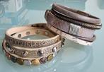 Stoere armbanden met magneet sluiting en met drukknop, Ophalen of Verzenden, Zo goed als nieuw, Overige kleuren, Leer