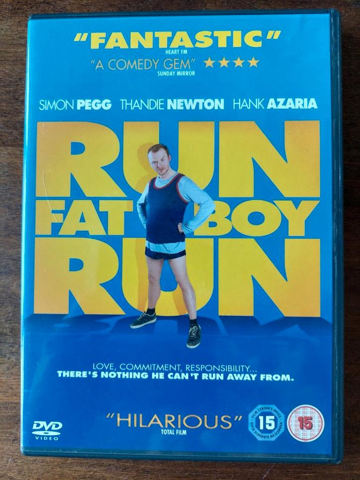 Run Fatboy Run DVD - Actiekomedie, Cd's en Dvd's, Dvd's | Actie, Zo goed als nieuw, Actiekomedie, Vanaf 12 jaar, Ophalen of Verzenden