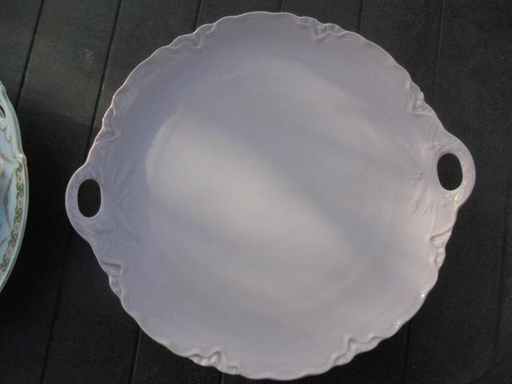 Baby Roze gebakschaal Hutschenreuther Bavaria sierlijke rand, Antiek en Kunst, Antiek | Servies los, Ophalen of Verzenden